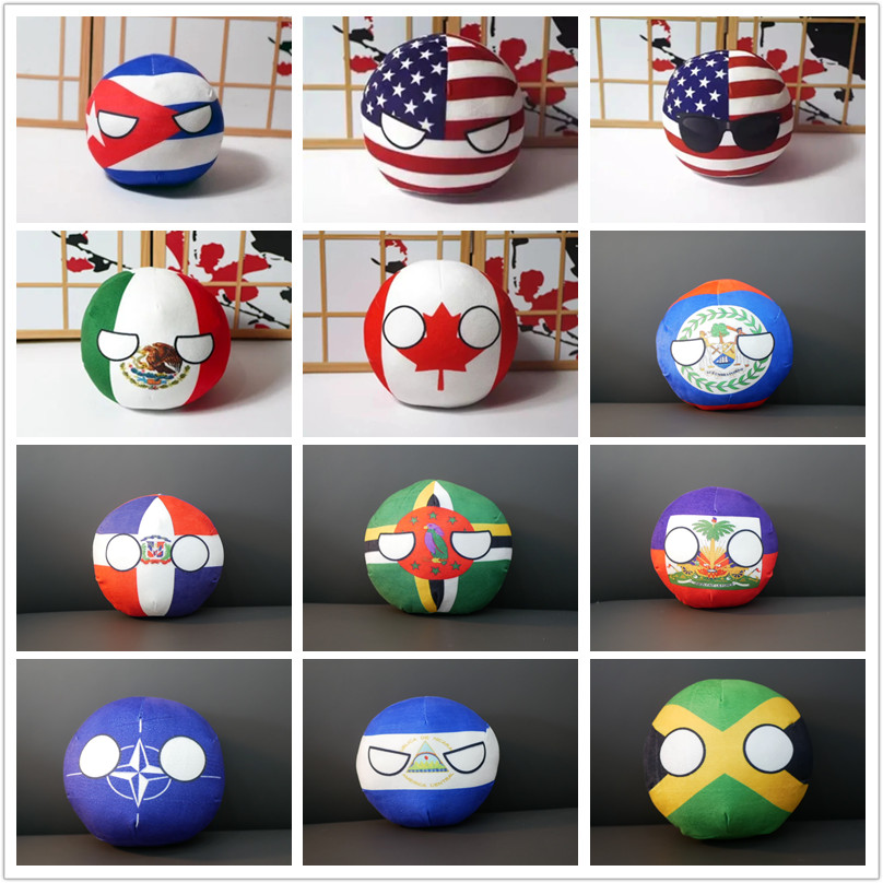Board Game Jamaica - Countryball boneka mewah kuba meksiko amerika