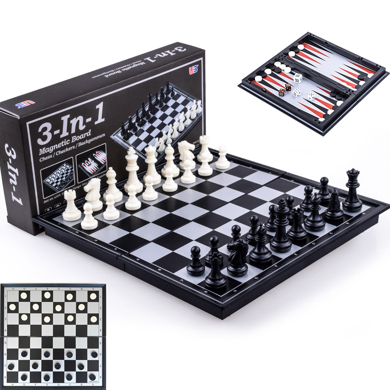 Board Game Operation - Papan Permainan Catur Magnetik Lipat 25CM,