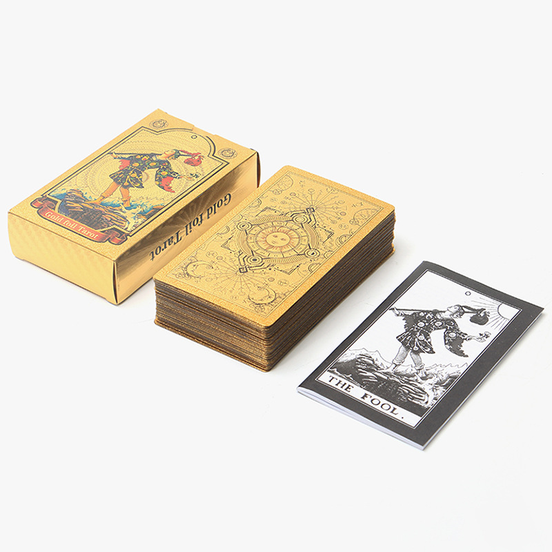 Board Game Dixit - Kartu Tarot Foil emas untuk papan
