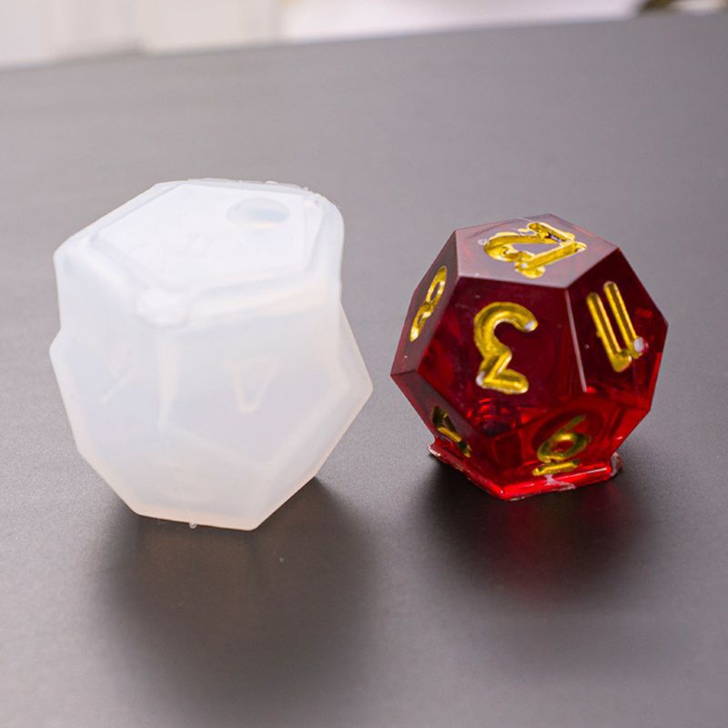 Board Game Operation - Cetakan Dadu Resin 8 Bentuk dengan