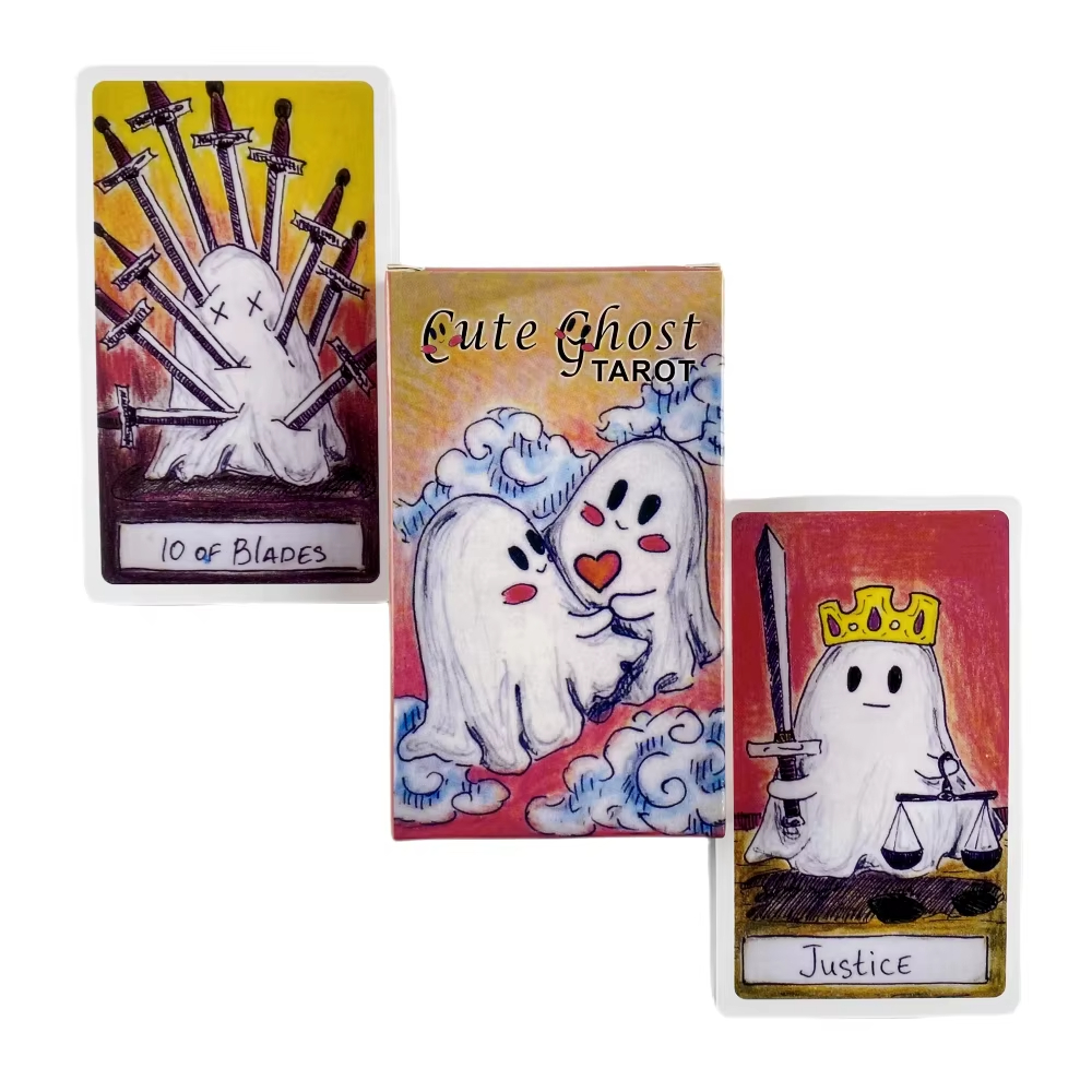 Board Game Master - Set Mainan Kartu Tarot Hantu Lucu,