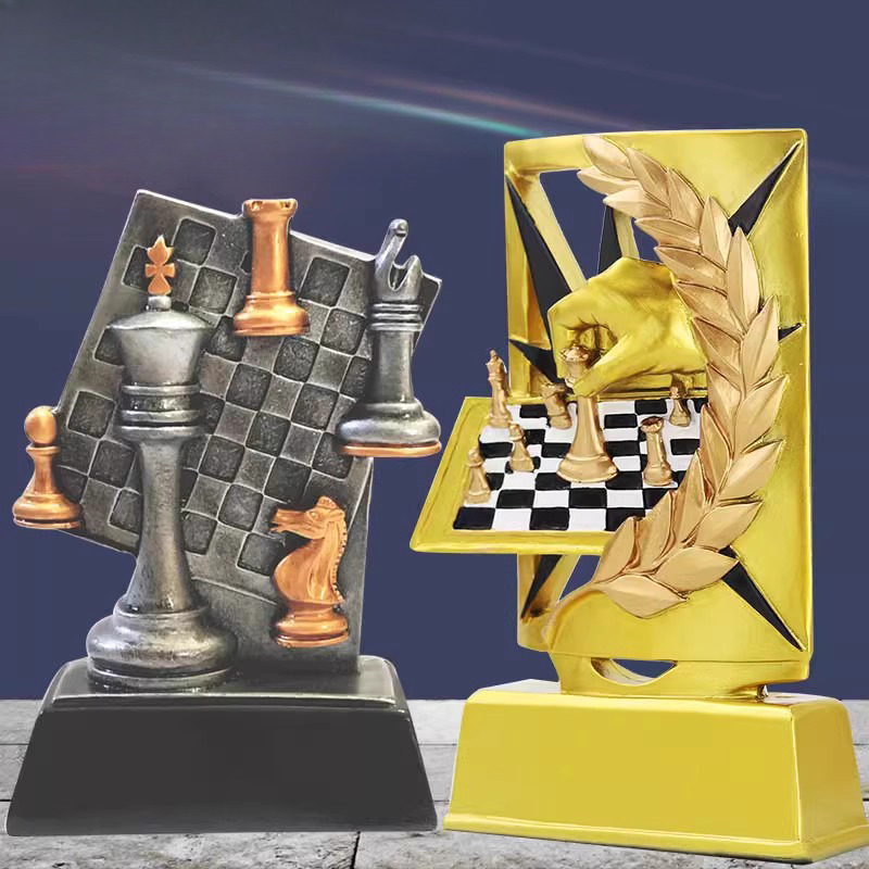 Board Game Go - Trofi Resin Kreatif Kustom, Hadiah Kompetisi,