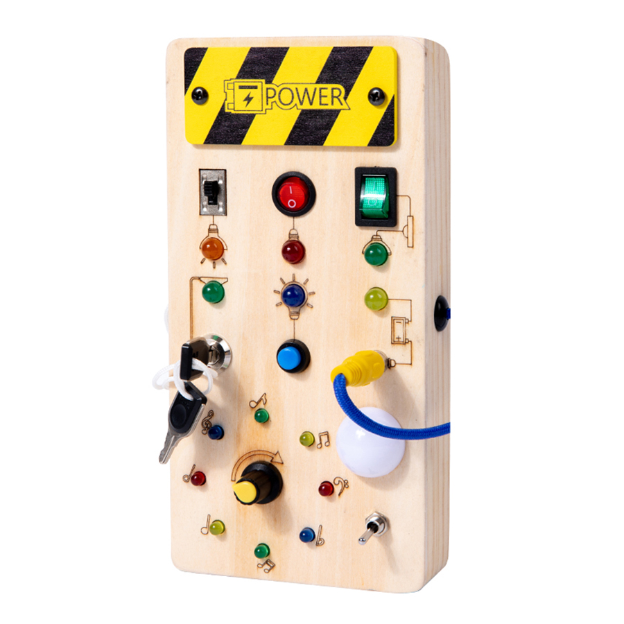 Board Game Recommendation - Montessori mainan sensor papan sibuk, kayu