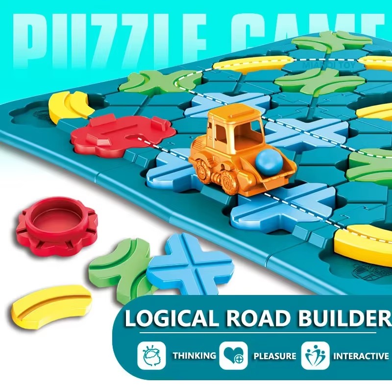 Board Game Qwirkle - Permainan Logika Montessori Road Maze Pembuat