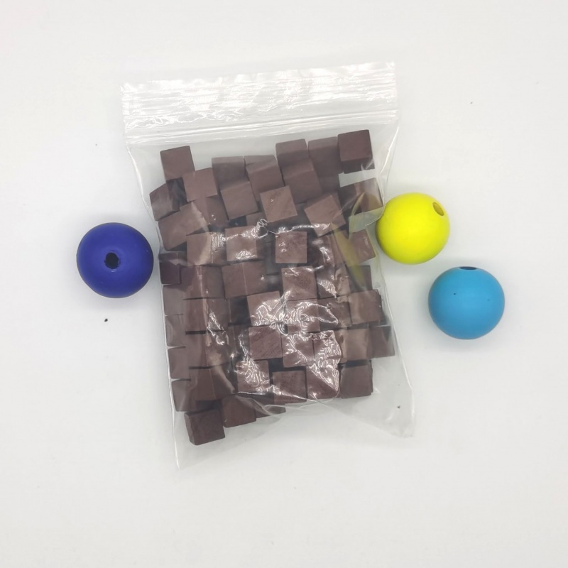 100 buah/Lot 10mm kubus kayu w - Board Game Verdant ulasan dan harga