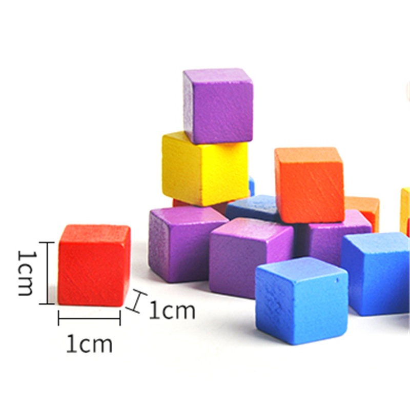 100 buah/Lot 10mm kubus kayu w - Board Game Verdant ulasan dan harga