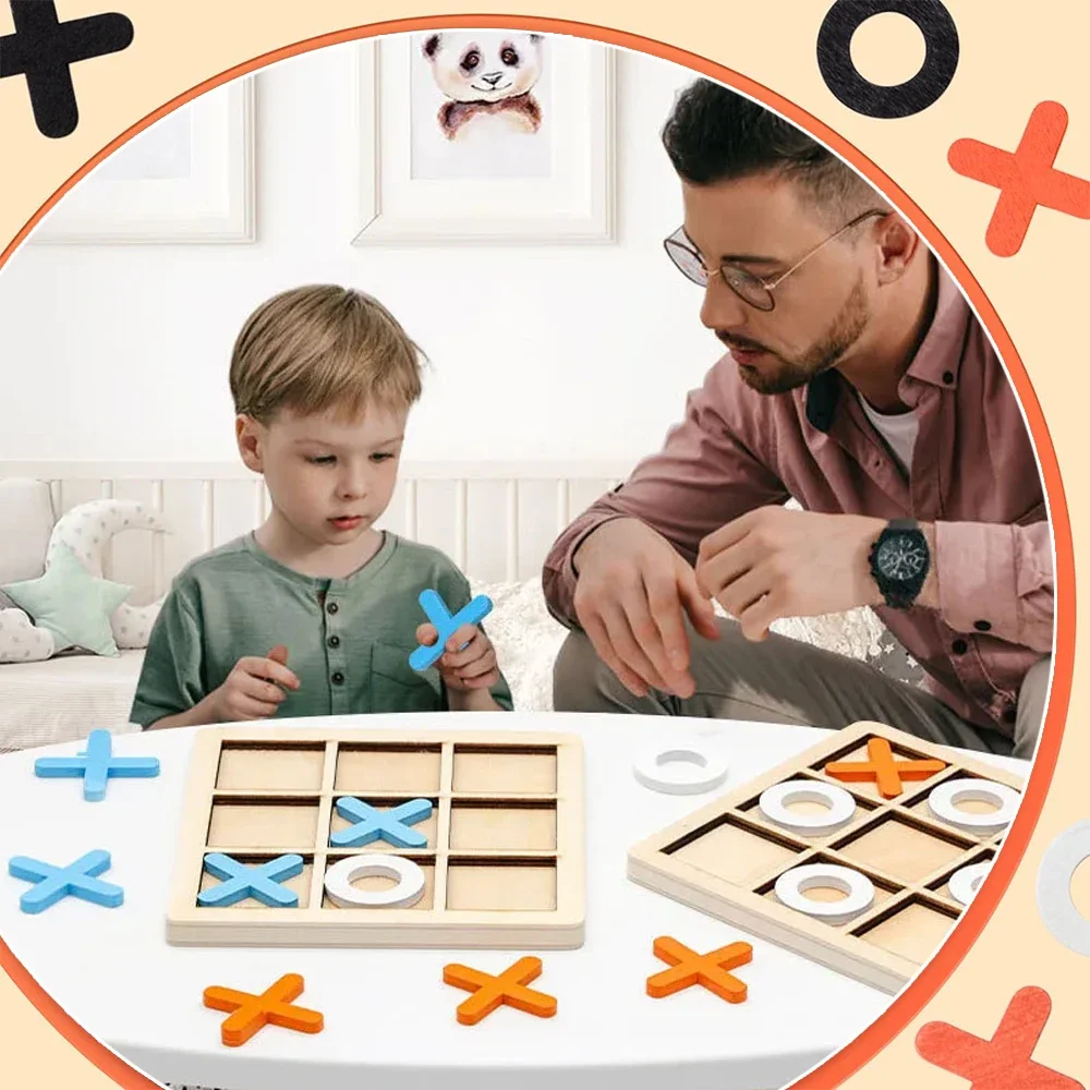 Kayu XO Tic Tac Toe Game Mini  - Board Game Recommendation ulasan dan harga