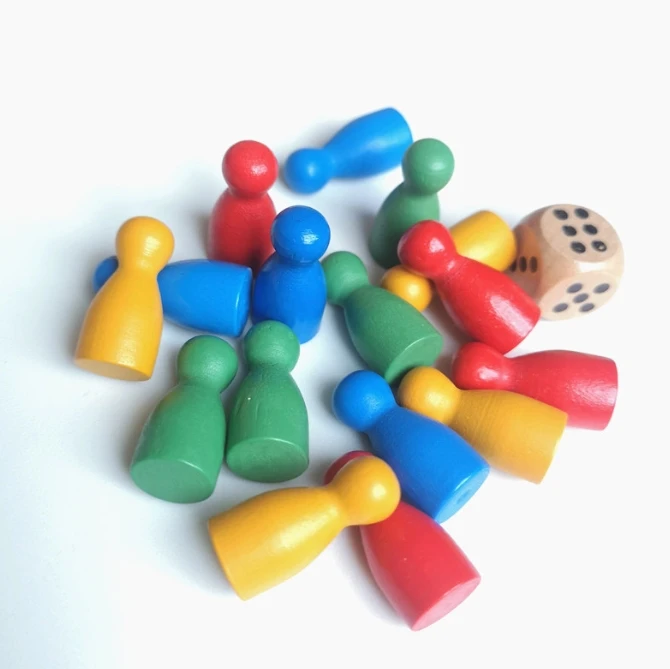 100 Buah Penanda Catur Kayu Wa - Board Game Verdant ulasan dan harga