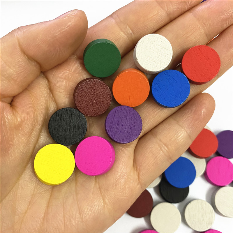 50 buah 15*5MM 11 warna Disk k - Board Game Verdant ulasan dan harga