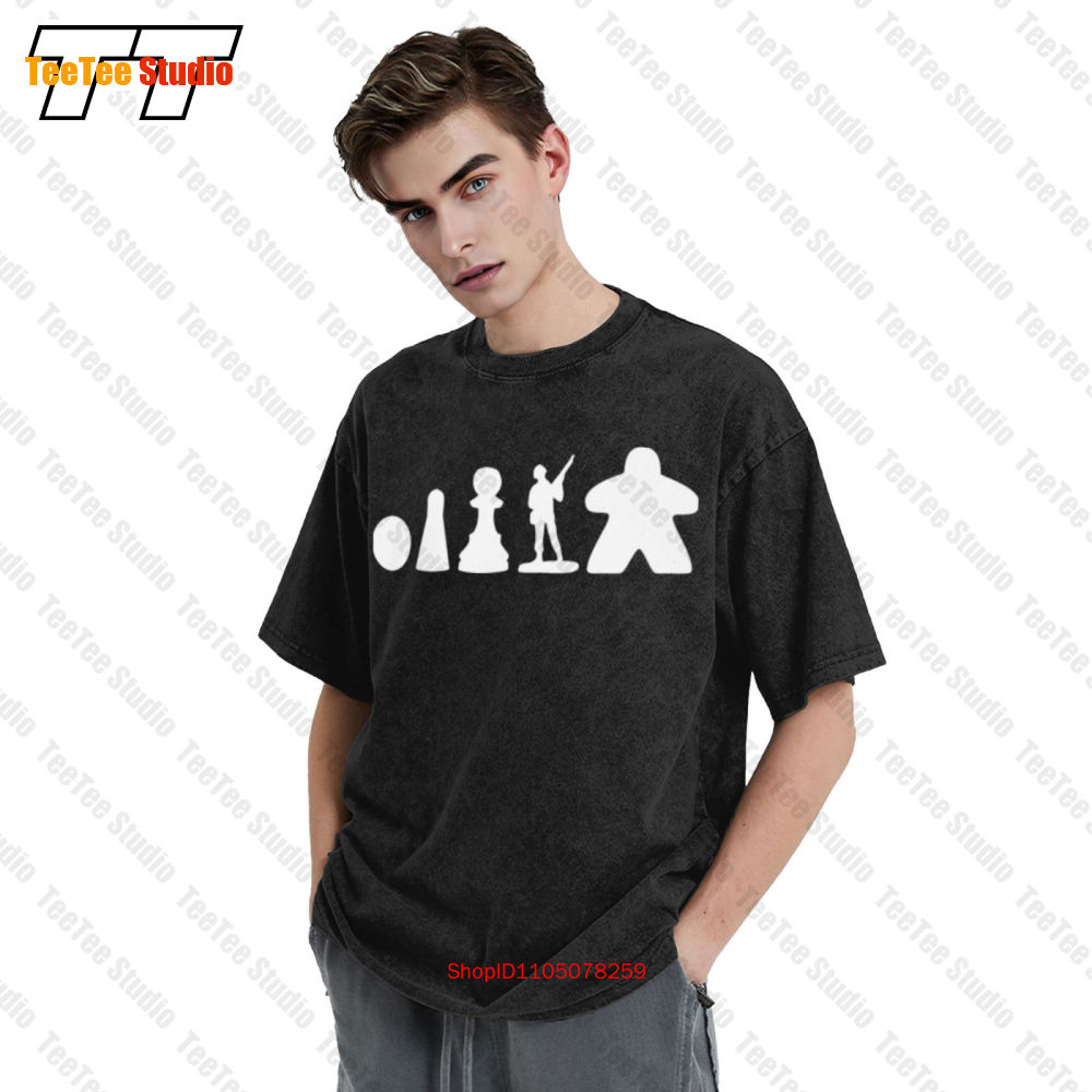 Kaos Ukuran Besar Meeple Evolu - Board Game Risk ulasan dan harga