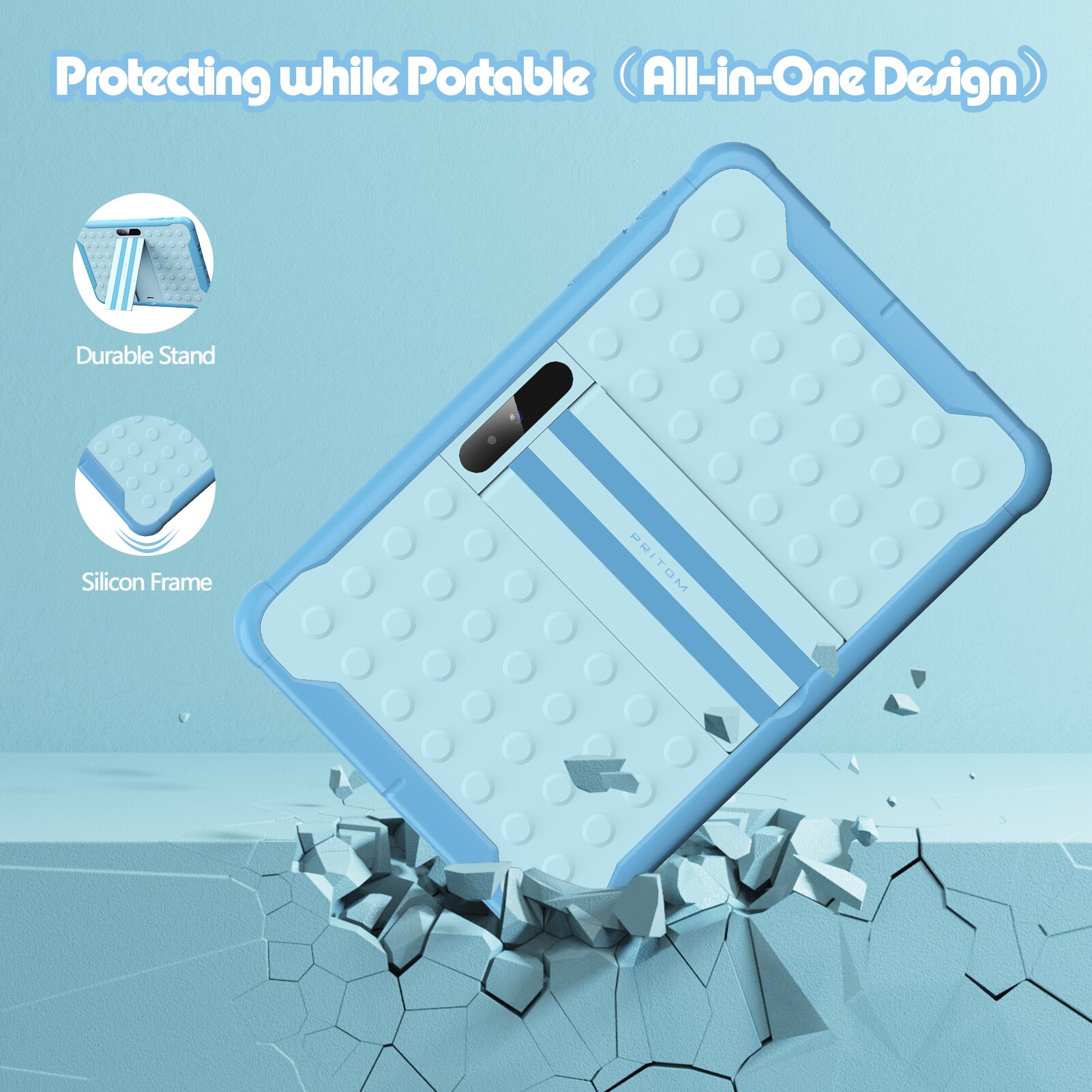 Pritom Tablet anak 10 inci And - Board Game Go ulasan dan harga