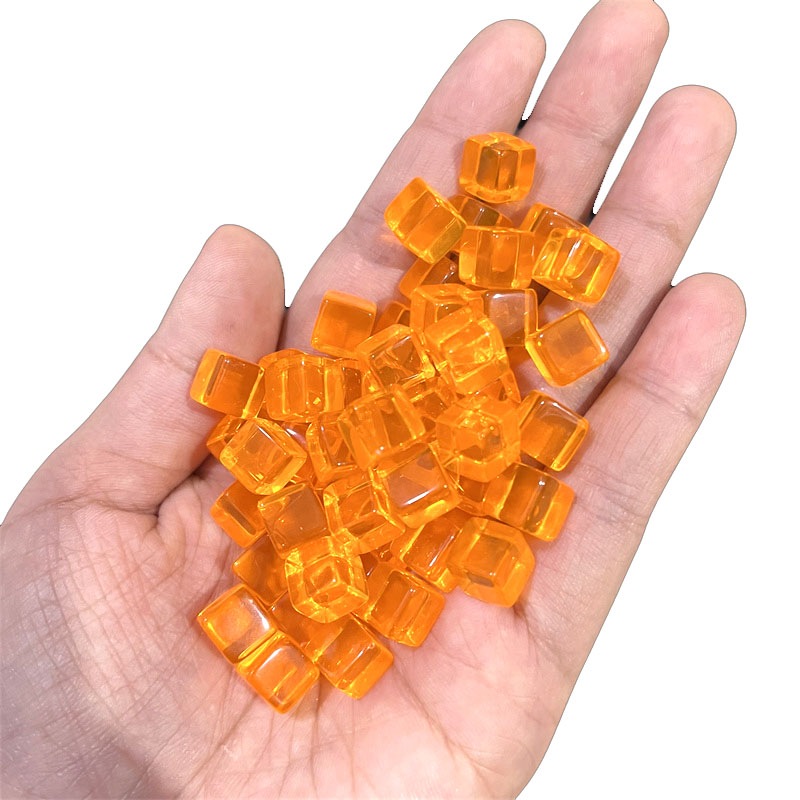 100 buah/set 8mm kubus bening  - Board Game Verdant ulasan dan harga