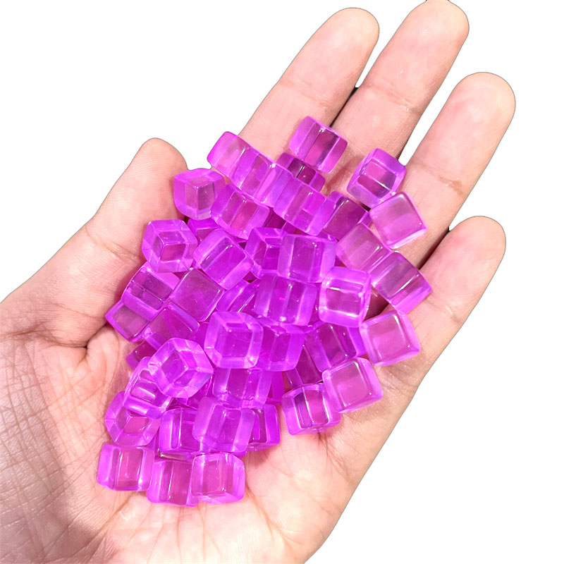 100 buah/set 8mm kubus bening  - Board Game Verdant ulasan dan harga