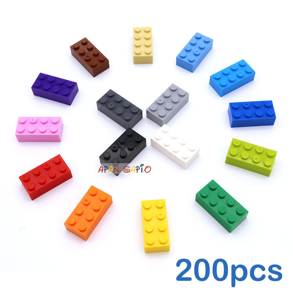 200 Buah 2X4 Dot DIY Blok Bang - Lego Set City ulasan dan harga