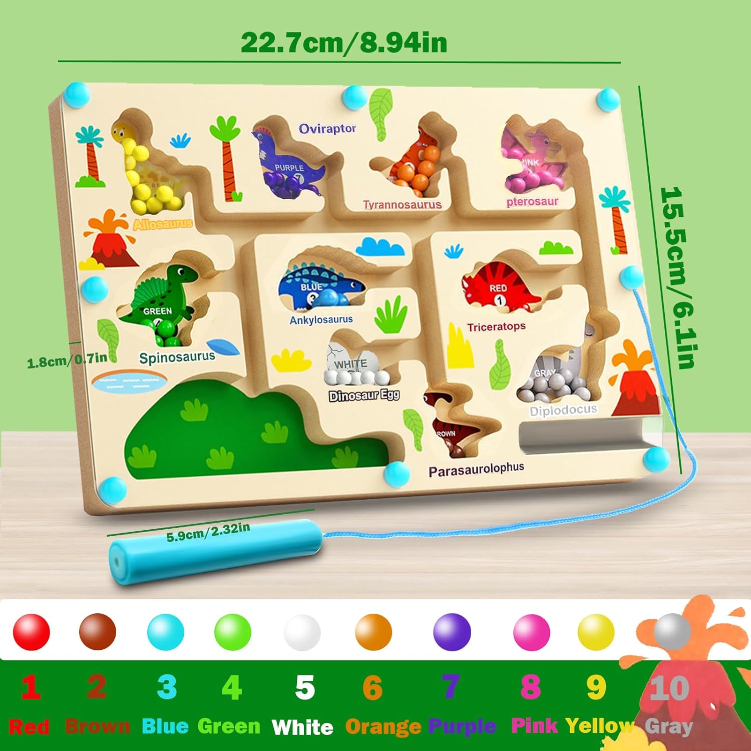 Warna magnetik & angka labirin - Board Game Qwirkle ulasan dan harga