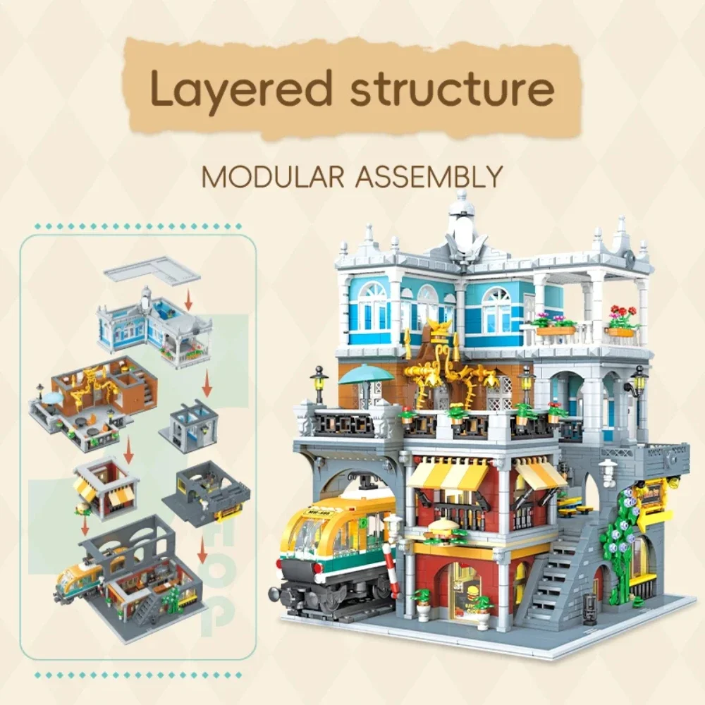 Set Blok Bangunan BurgerShop d - Lego Set City ulasan dan harga