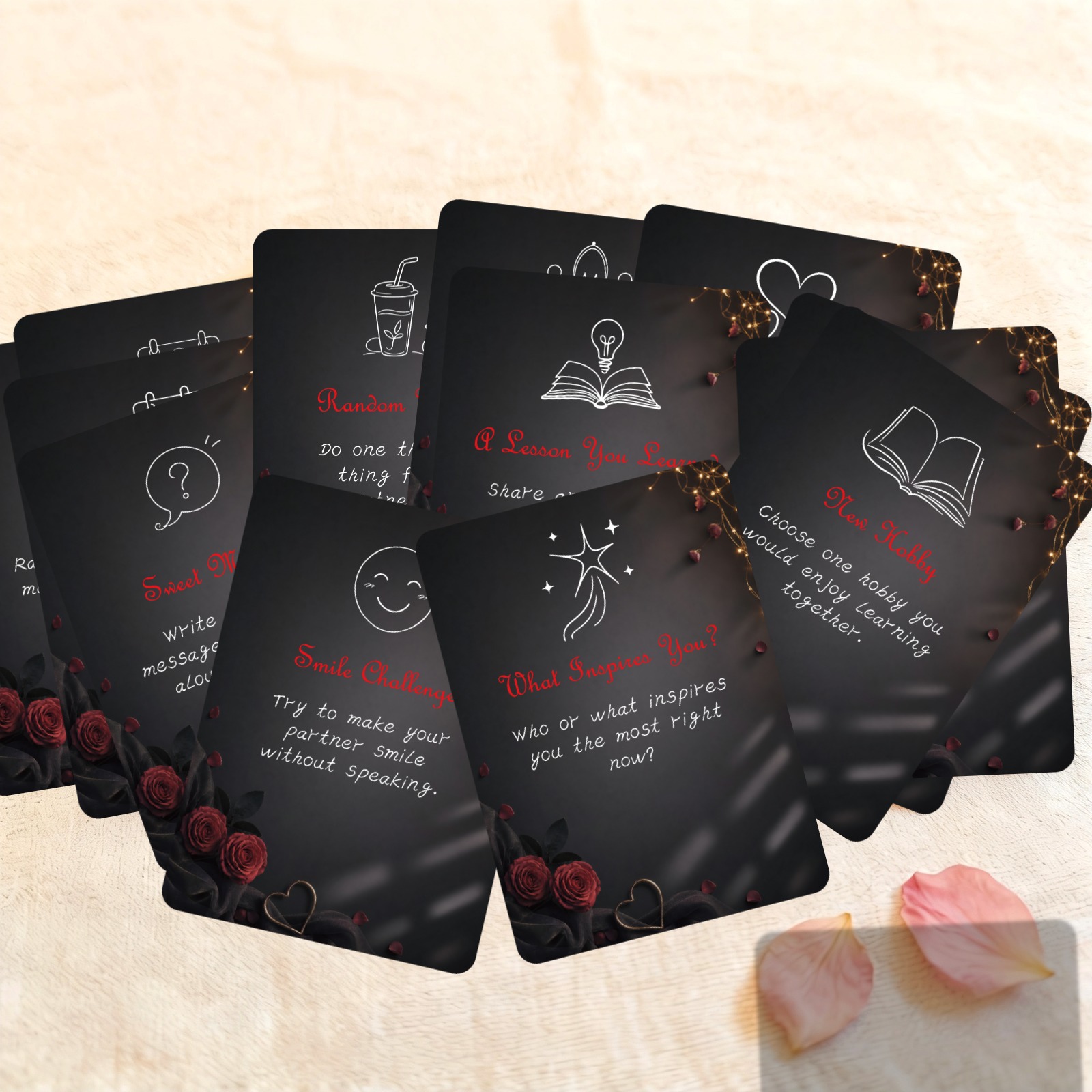 50Pcs Kartu Tantangan Pasangan - Board Game For Couple ulasan dan harga