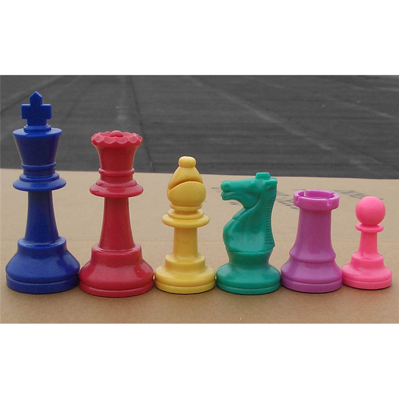 Catur plastik warna-warni poto - Board Game Queen ulasan dan harga