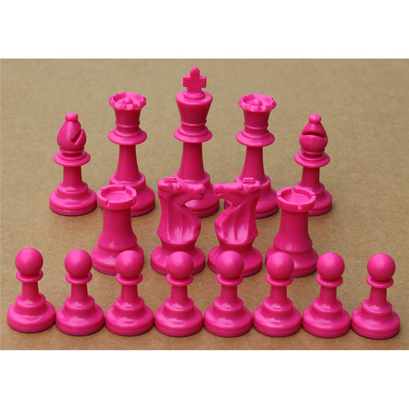 Catur plastik warna-warni poto - Board Game Queen ulasan dan harga