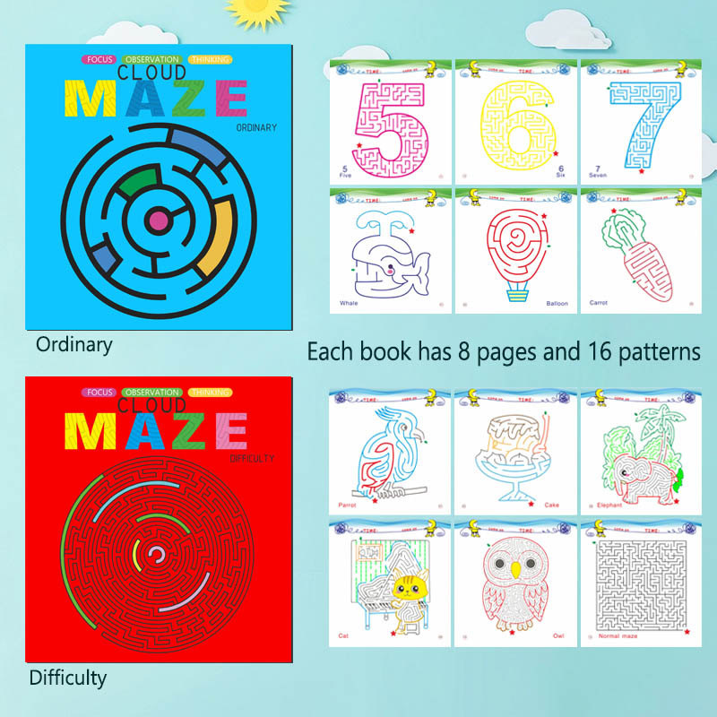 Buku Mewarnai Labirin, Anak-an - Board Game Qwirkle ulasan dan harga