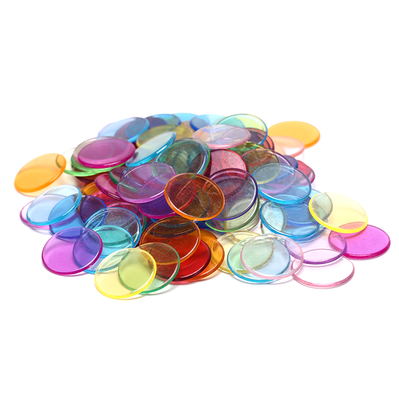 100 Buah Chip Poker Plastik Pu - Board Game Verdant ulasan dan harga