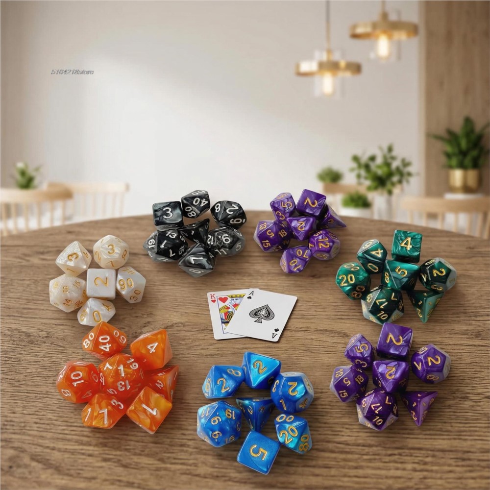 7 Buah Set Dadu Permainan Papa - Board Game Verdant ulasan dan harga