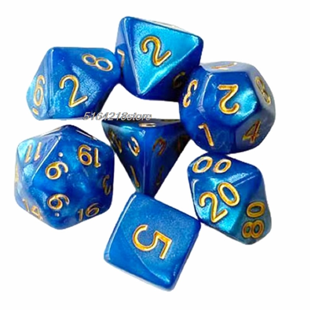 7 Buah Set Dadu Permainan Papa - Board Game Verdant ulasan dan harga