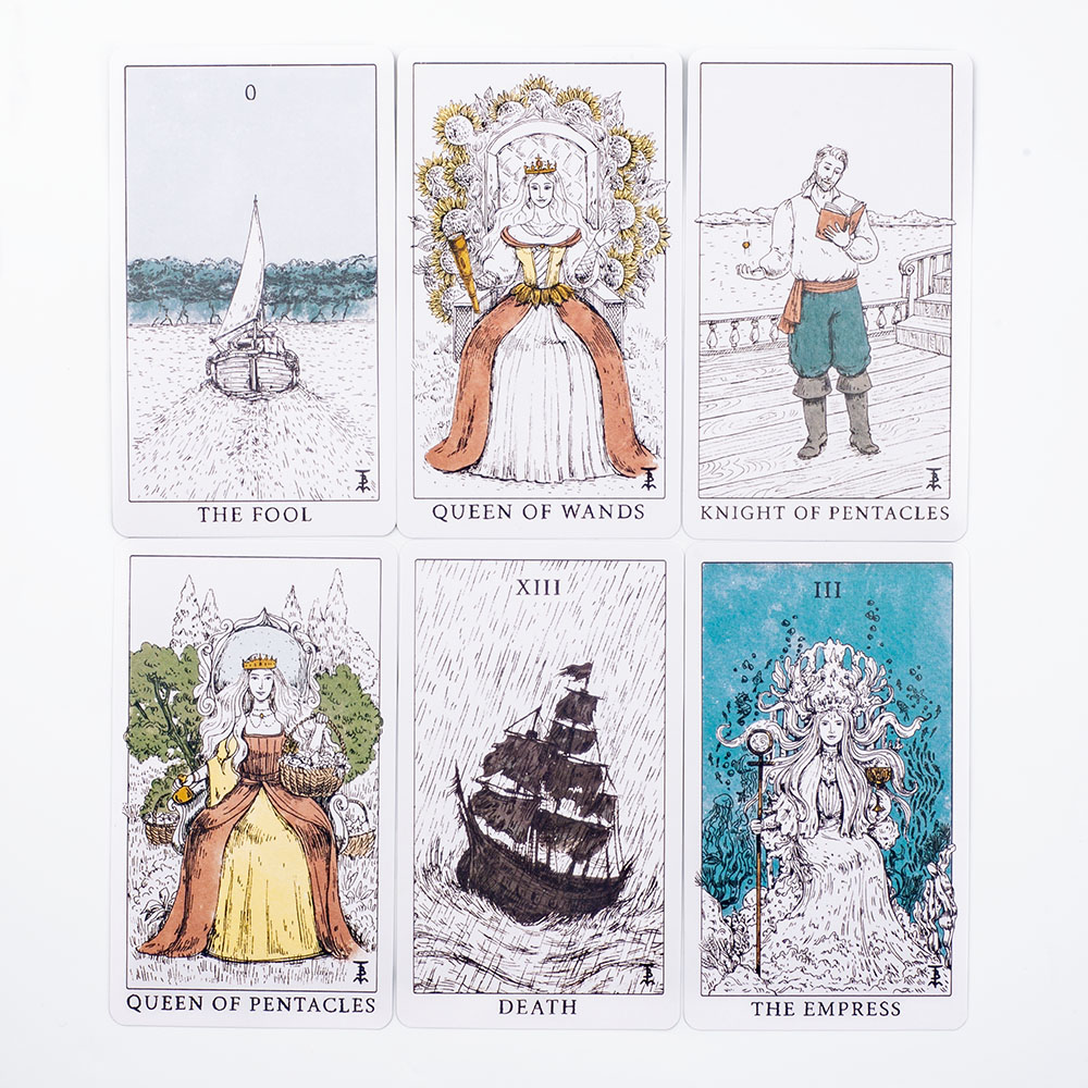 Dek Tarot bertema laut Set ram - Board Game Master ulasan dan harga